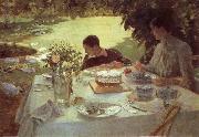 Giuseppe de nittis, Breakfast in the Garden